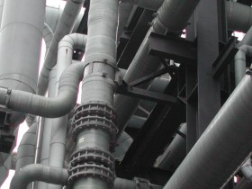 GRP piping at the CHP plant in Chemnitz